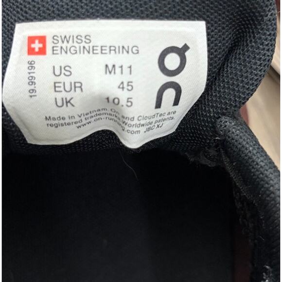 On Running Cloud Terry Men’s Running Shoes – Red – Size 11 main image 5